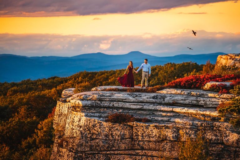 Sam’s Point Preserve Sunset Engagement Session