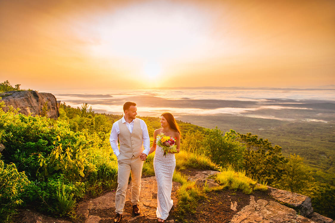 Kaaterskill Falls Adventure Elopement 