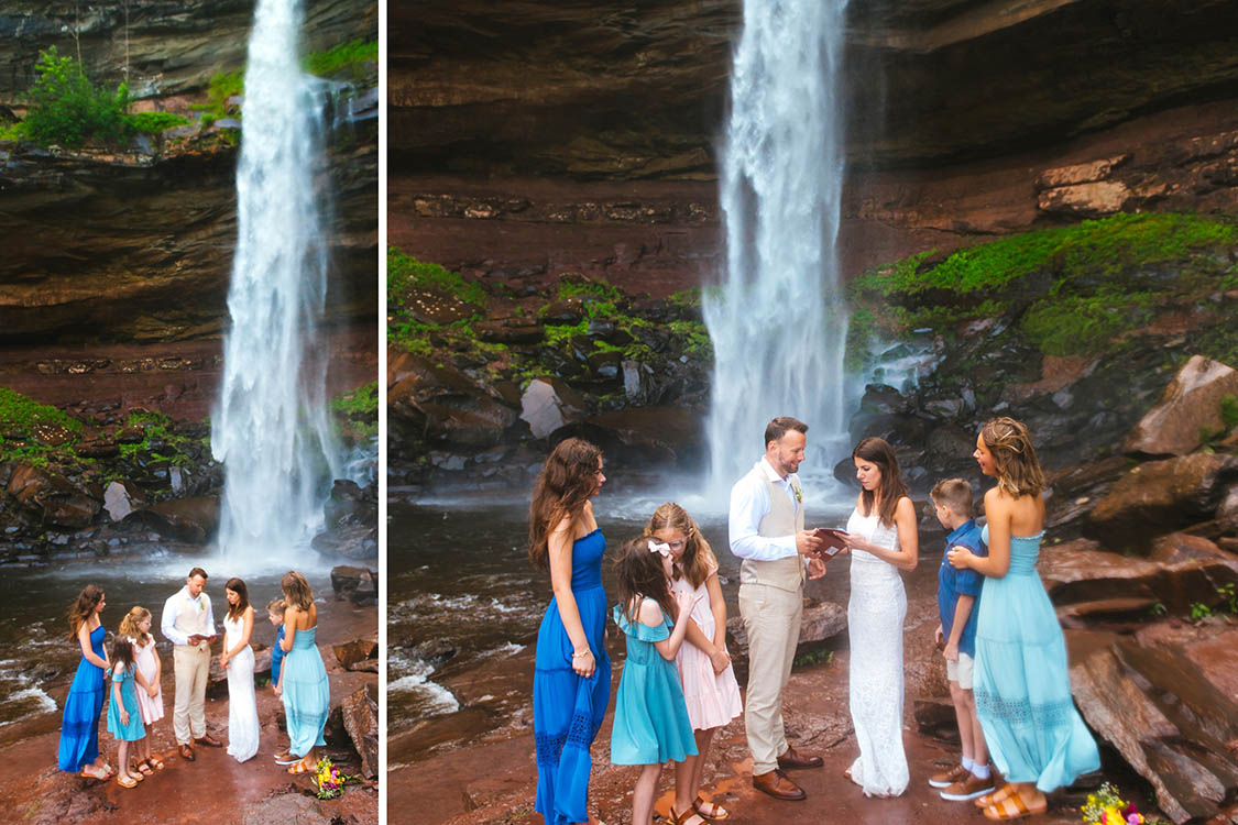Kaaterskill Falls Adventure Elopement 