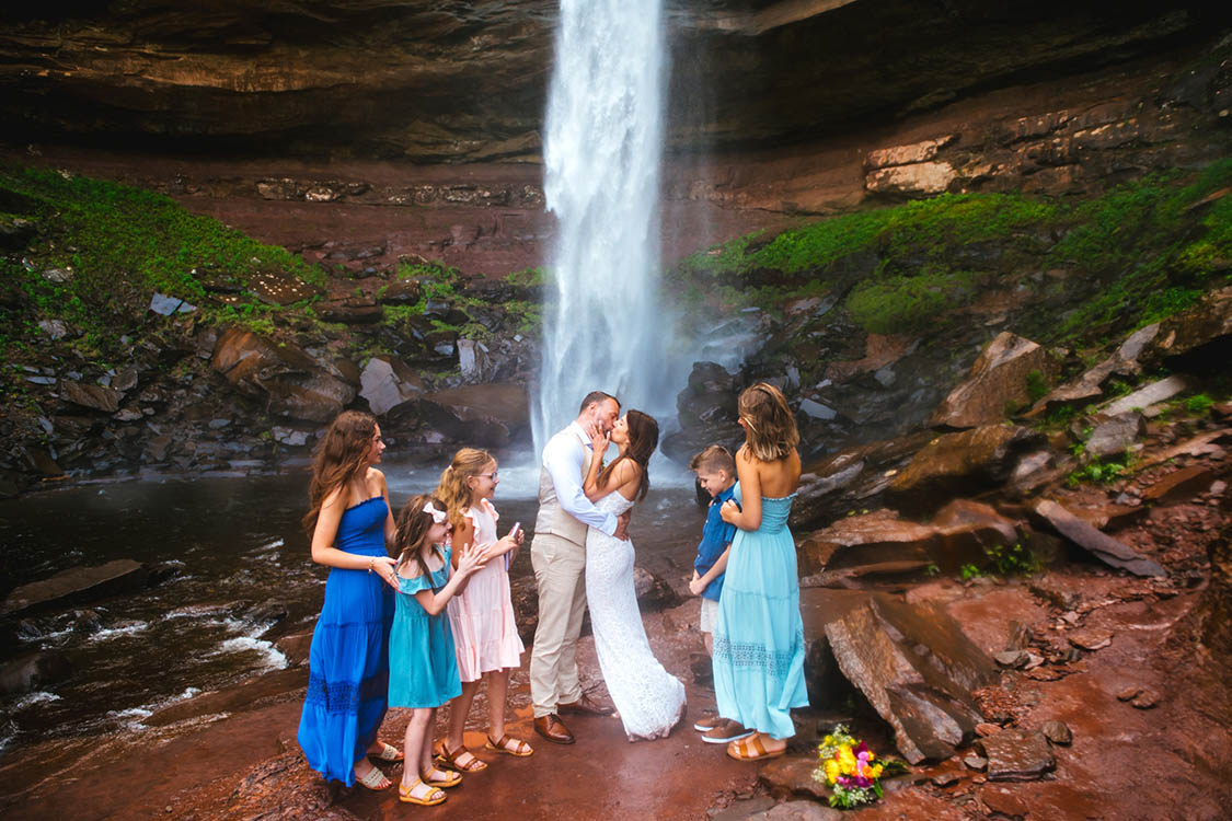 Kaaterskill Falls Adventure Elopement 