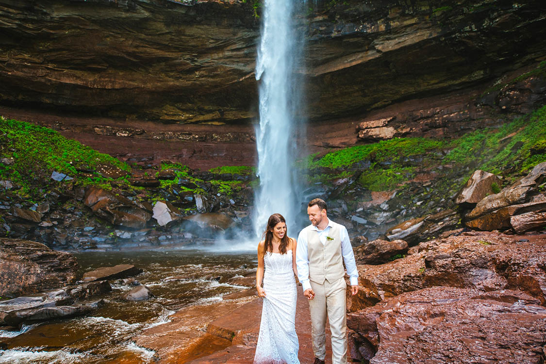 Kaaterskill Falls Adventure Elopement 