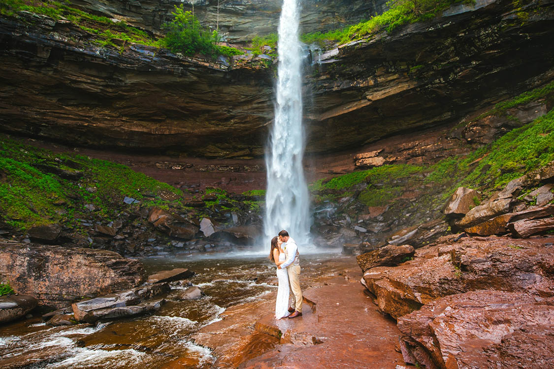 Kaaterskill Falls Adventure Elopement 