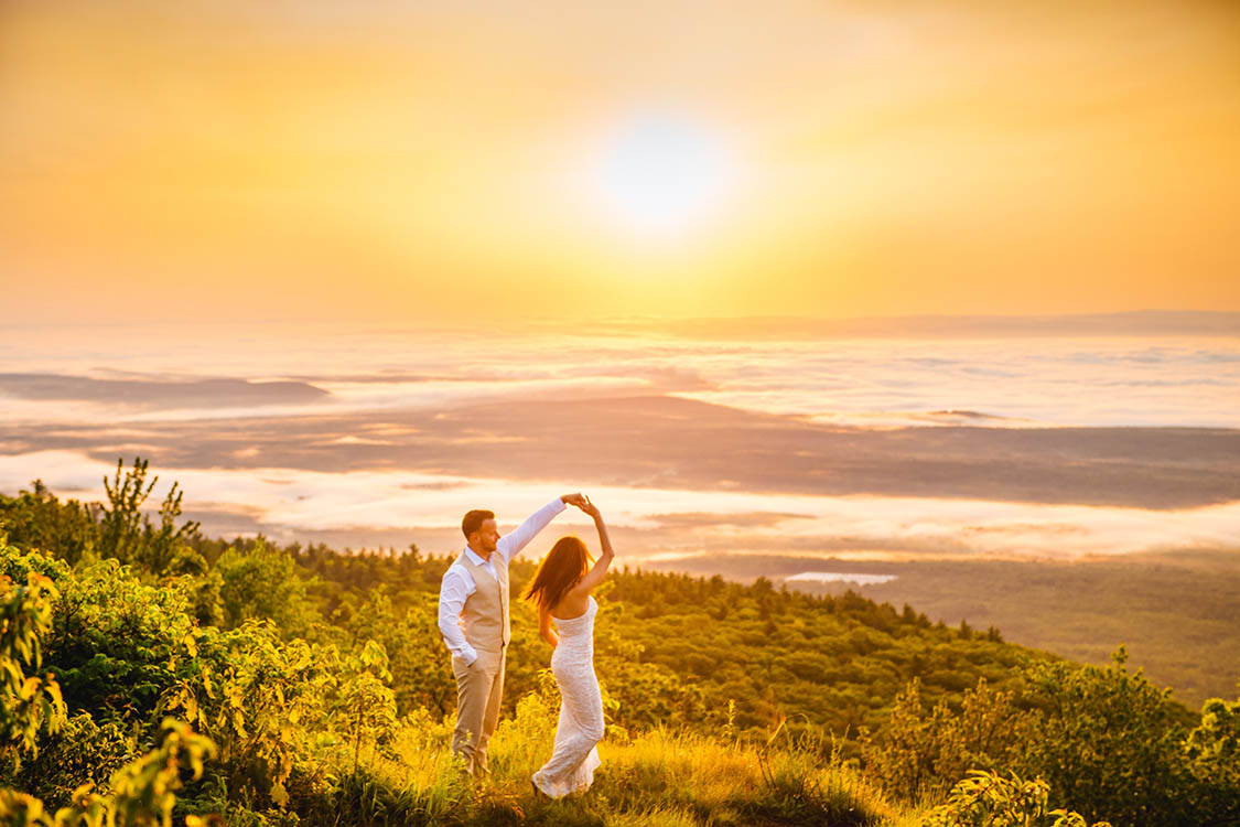 Kaaterskill Falls Adventure Elopement 