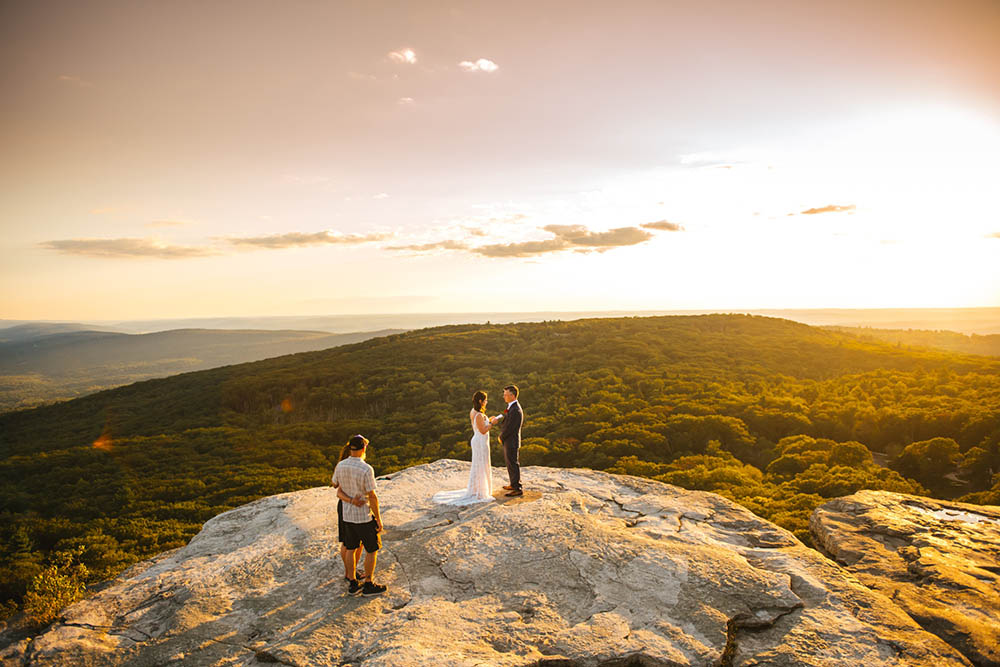 Sam's Point Sunset Elopement