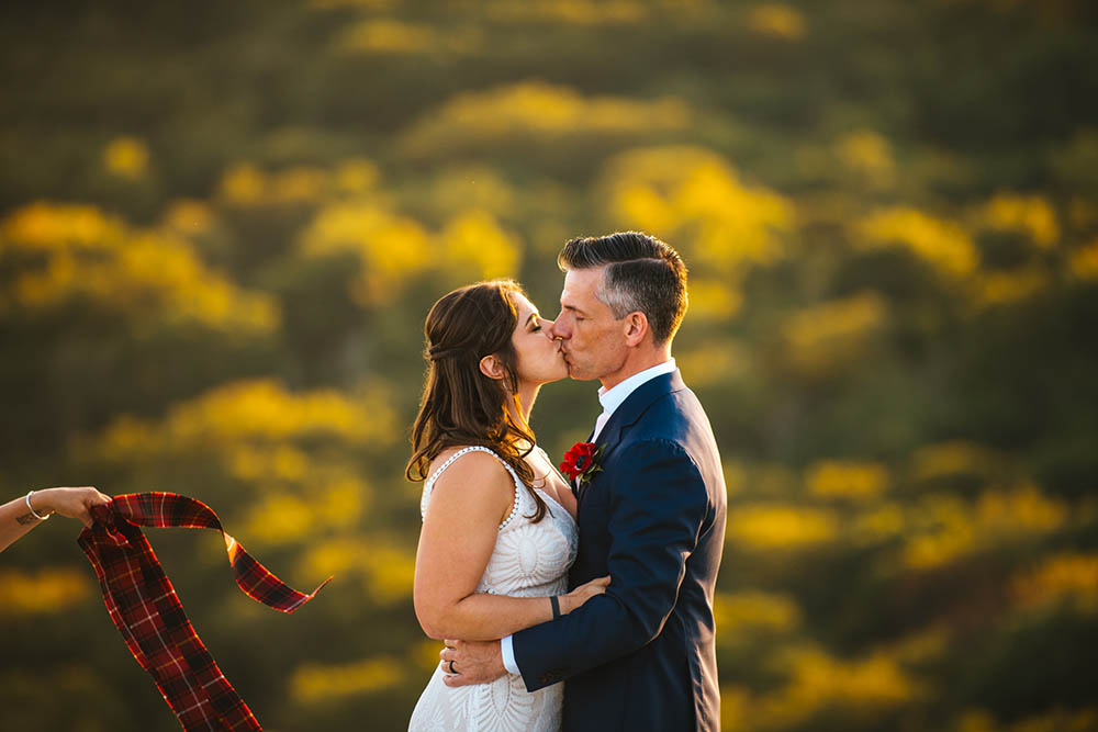 Sam's Point Sunset Elopement