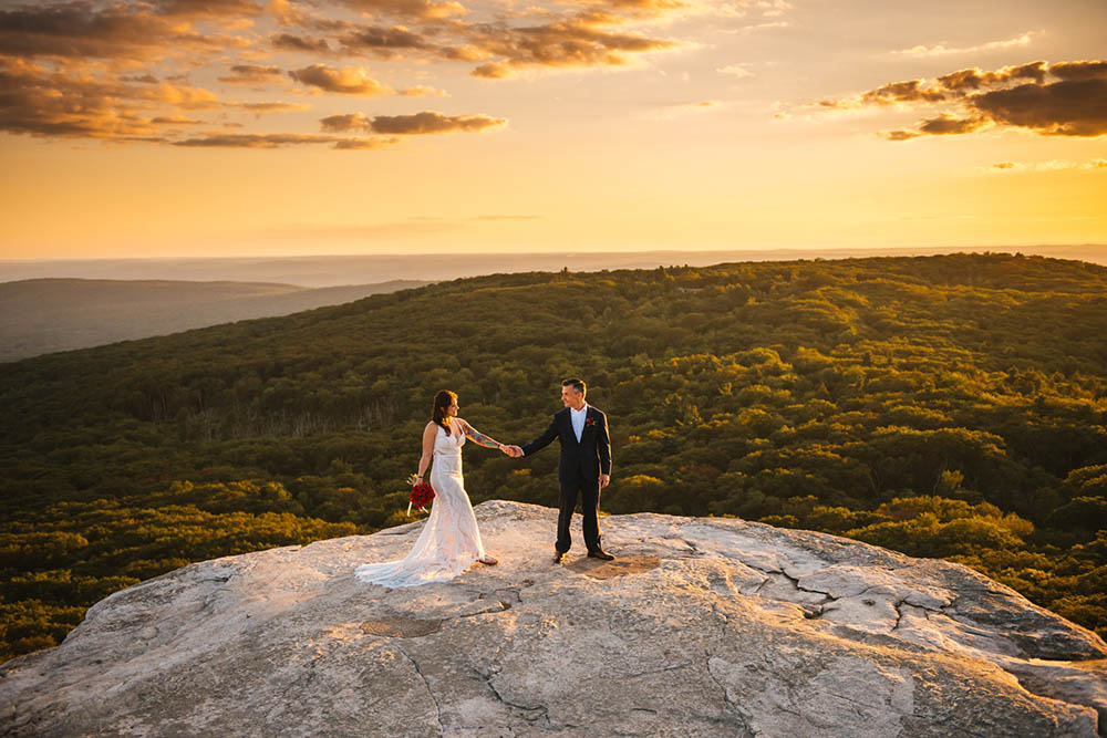 Sam's Point Sunset Elopement