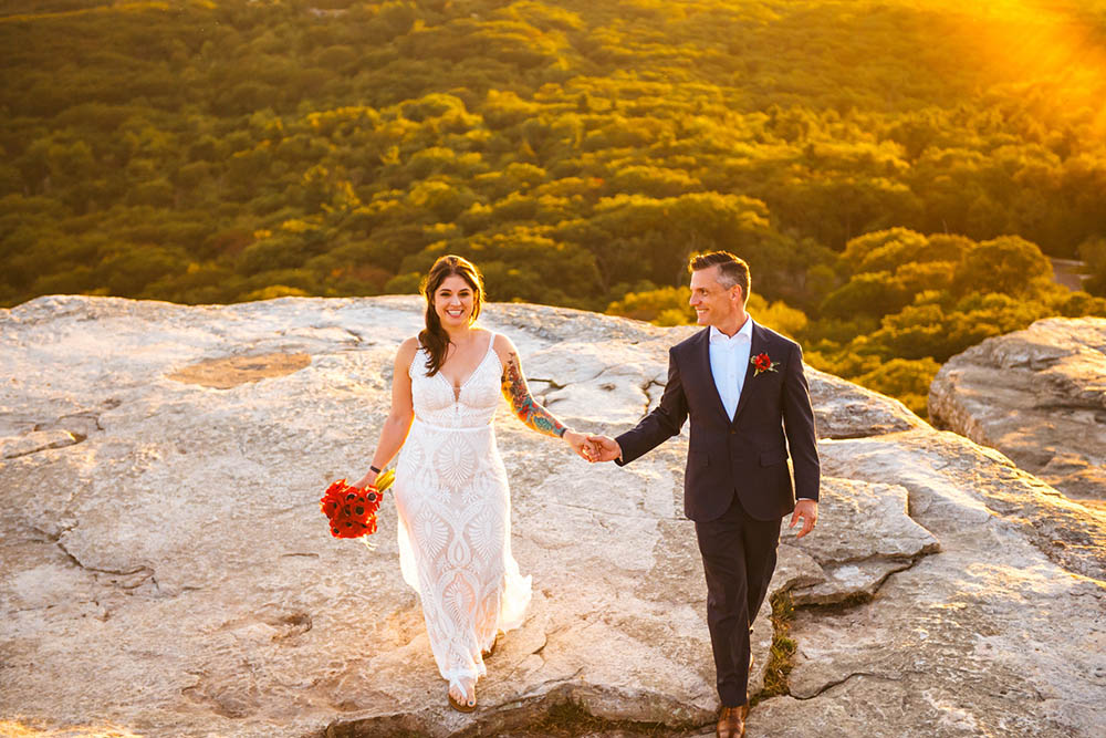 Sam's Point Sunset Elopement