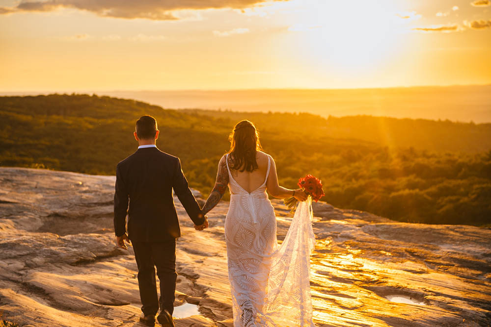 Sam's Point Sunset Elopement