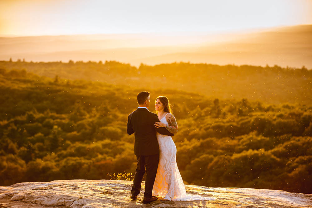 Sam's Point Sunset Elopement
