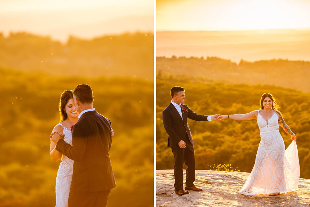 Sam's Point Sunset Elopement