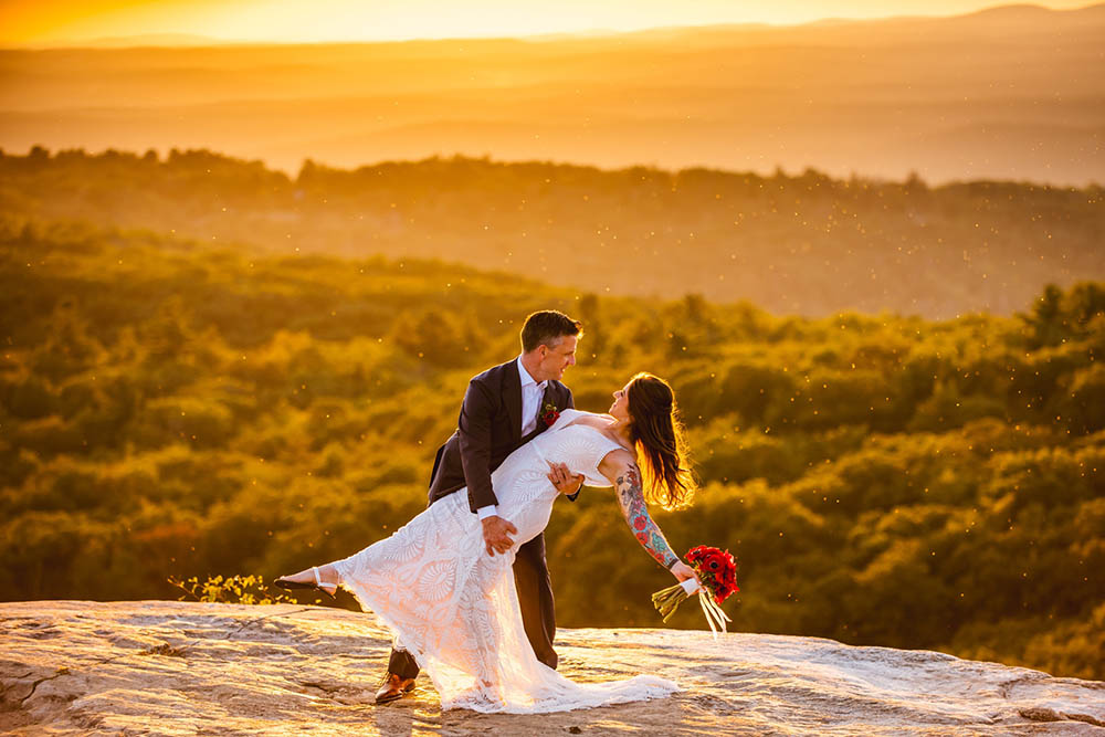 Sam's Point Sunset Elopement