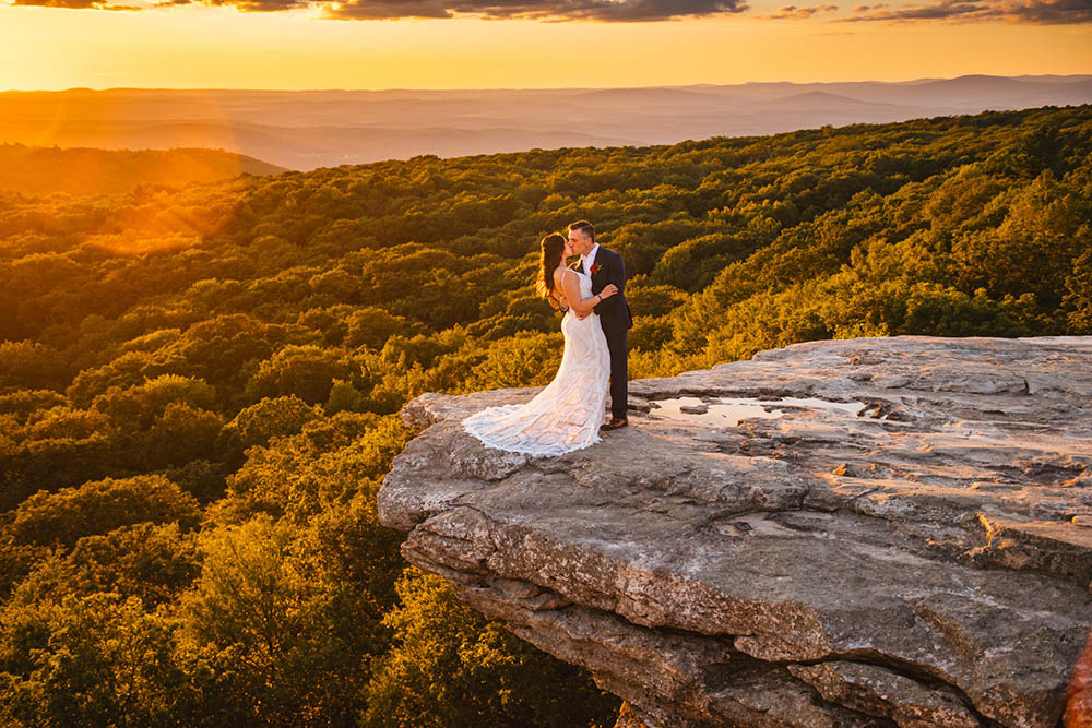 Sam's Point Sunset Elopement