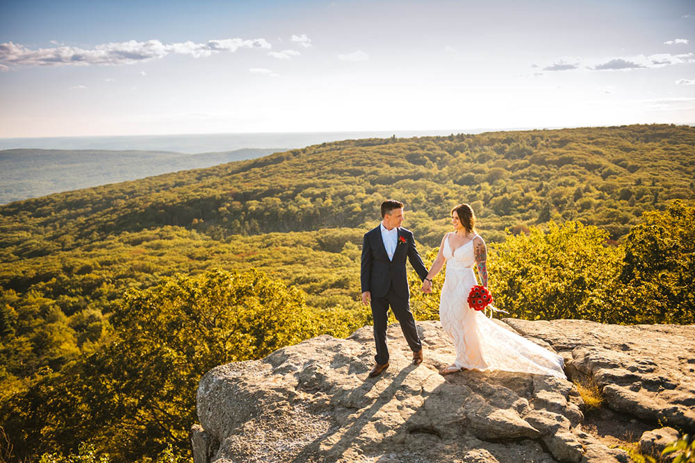 Sam's Point Sunset Elopement