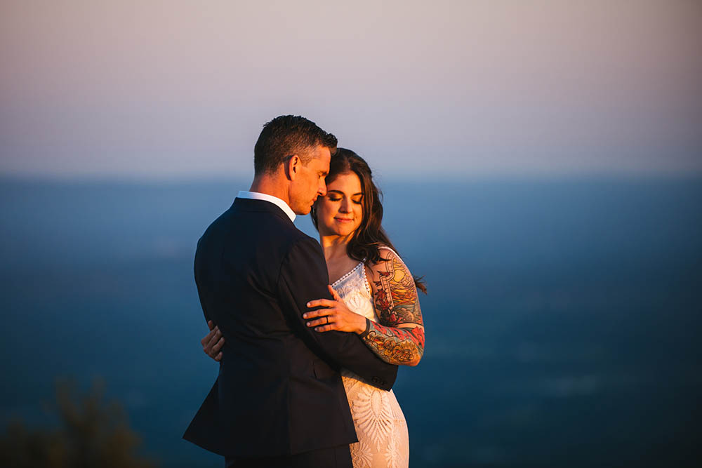 Sam's Point Sunset Elopement