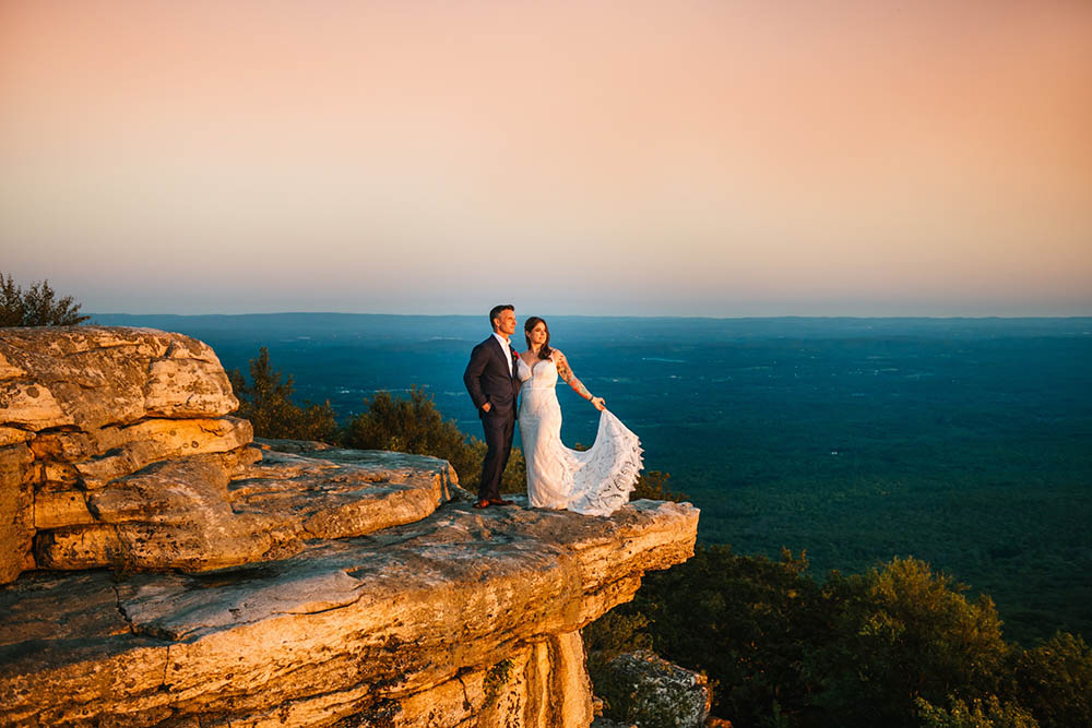 Sam's Point Sunset Elopement