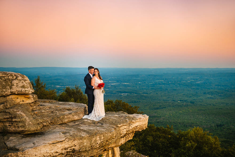Sam's Point Sunset Elopement