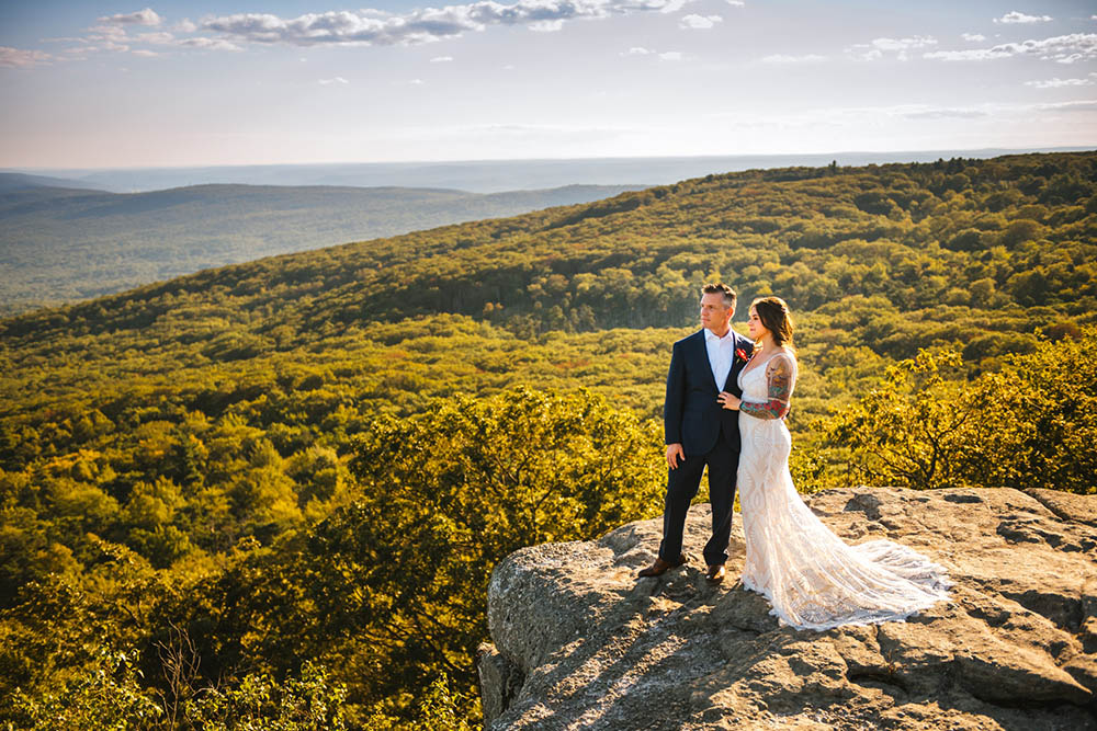 Sam's Point Sunset Elopement